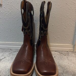 Classic Brown Western Cowboy Boots